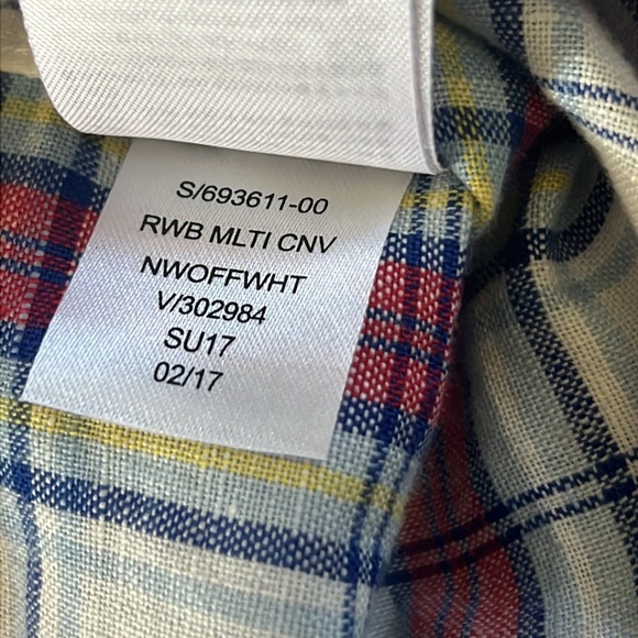 Gap Boys Plaid Button Up Rolled Sleeves - Picture 6 of 9
